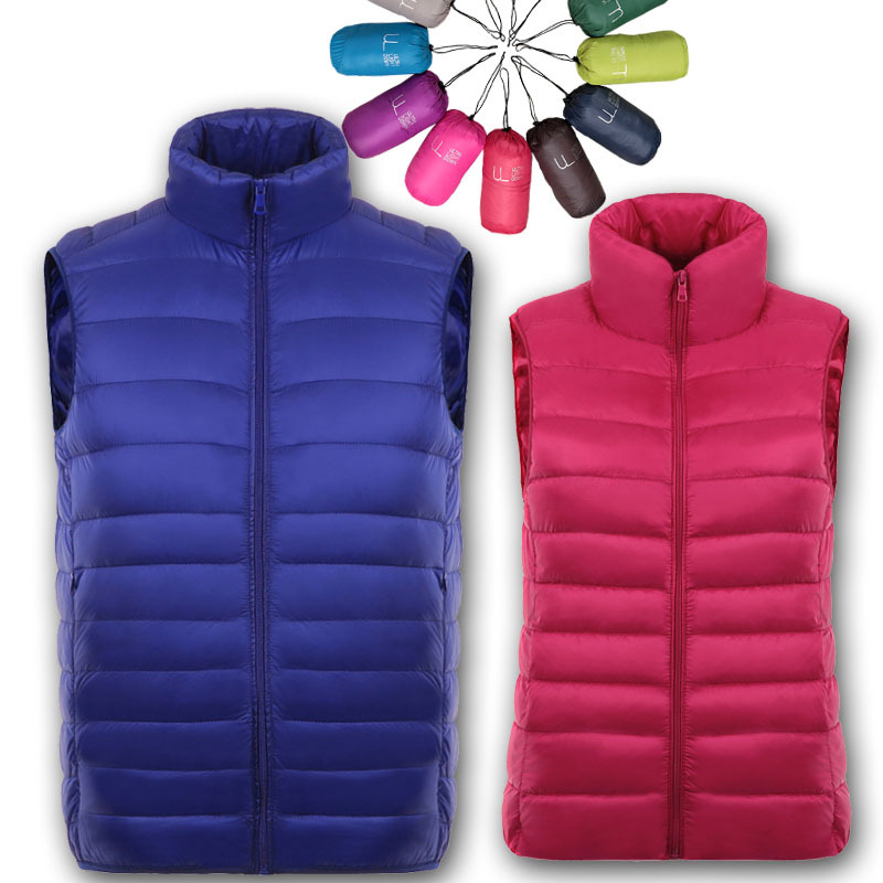 2025 Autumn and Winter New down Jacket Vest for Men and Women, Lightweight Stand-Up Collar Short Style, Large Size Vest, Couple Style Outerwear