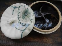 September 23 1956 Old fruit box Old porcelain box Old object red collection