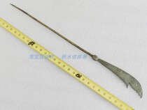 Paper cutter old bronze pieces bookmarks old bronze antiquities Qing Dynasty pure copper old objects are not opened