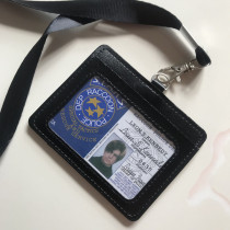 Resident evil stars ID card ID card badge horizontal version lanyard card cover Leather case can be loaded drivers license can be customized