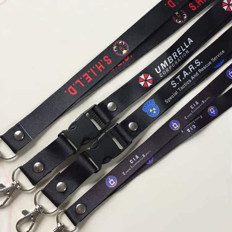 S.H. I .E.L.D. Special Agent shield The Avengers Resident Evil stars cos Lanyard Sends Transparent Card Holder