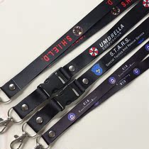 S H I E L D agent shield Avengers Resident Evil stars cos lanyard free transparent card cover