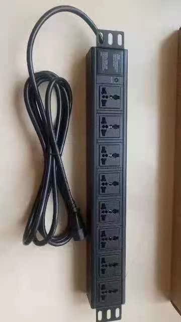 Clever 16A input 8-bit new national standard five-hole with master switch 2-meter line 16A plug