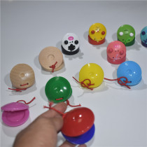 Kindergarten plastic wood castanets ORF music teaching aids Children percussion waltz board Small allegro