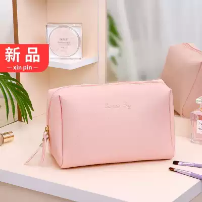 Cosmetic bag women portable waterproof ins Net red wind 2020 new portable cosmetics storage bag wash bag
