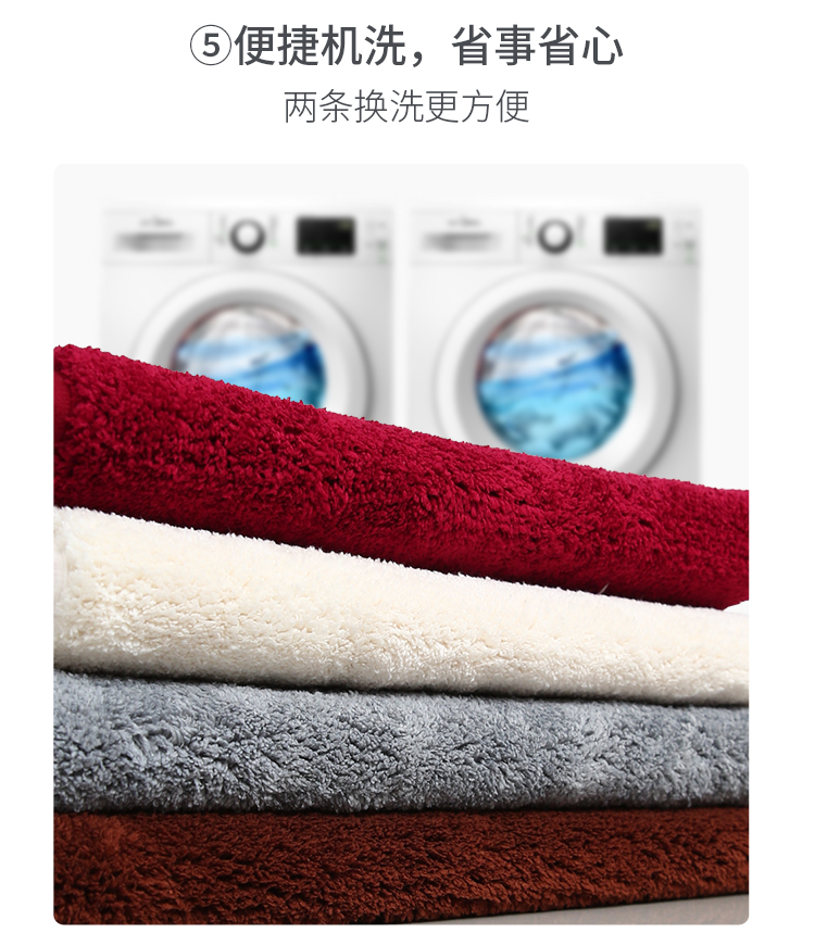 Các thảm phòng tắm thảm cửa tắm thảm không trơn trượt thảm chùi chân thấm vệ sinh cửa nhà vệ sinh thảm phòng ngủ tùy chỉnh - Thảm sàn xốp nền nhà