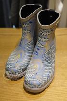 AIGLE domestic counter womens printed rubber boots 84718 MIS JUL BOT PRT