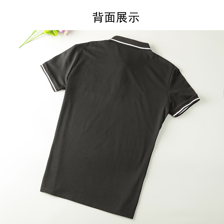 Truy cập chính hãng cắt áo thun nam tay ngắn tiêu chuẩn Mùa hè mới màu đen thoáng khí thêu ong ve áo áo thun nike
