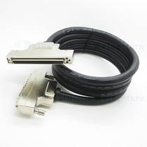 Yunteng FMD100M-F-AL-2 SCSI100pin male to female zinc alloy shell 2990 black connecting cable