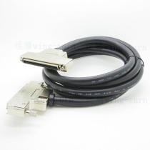 Yunteng FMC100M-F-AS-2 SCSI100pin male to female zinc alloy shell 2990 black connecting cable