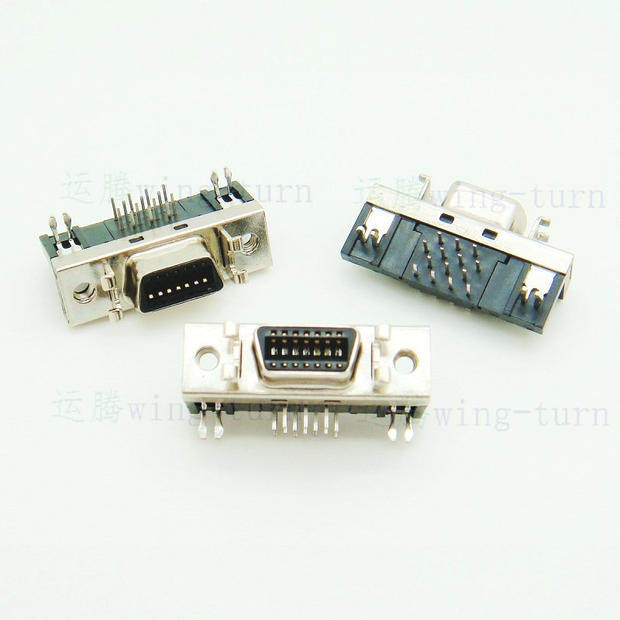 Yongteng MCR14FL-90 SCSI14 female head bending HPCN14 bending PCB plug head connector