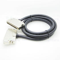 Yunteng FMD100M-M-AL-2 SCSI100pin male-to-male zinc alloy shell 2990 black cable
