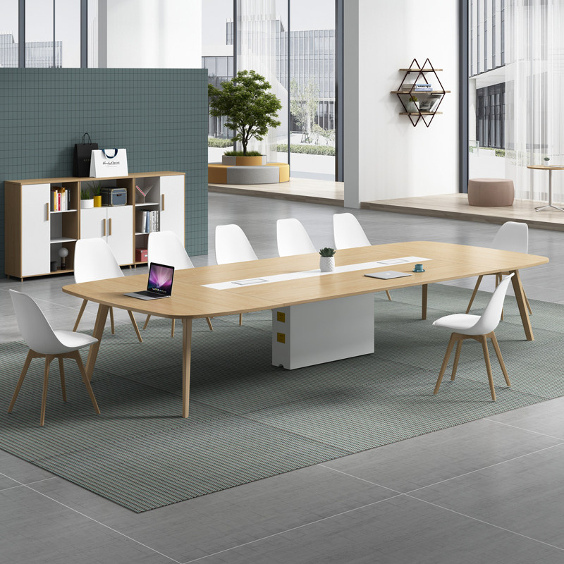 Office conference table and chair combination of simple modern large long tables training for small conference room table