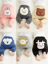 Baby Big Fart Pants Spring Autumn Boy Great Pp Pants Fall Pants Baby Pure Cotton Autumn Dress Girl Cute Kharen Pants