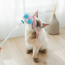 Teasing the cat Cat Toy Ball Toy Ball Kitten Cat Grindle Cat cat Cat Bell Feather Bucket Cat Divine Instrumental Kitty cat Pet Supplies