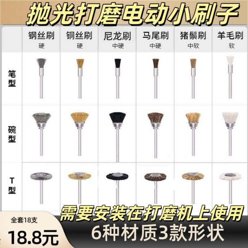 Nylon Grinding Head with Handle, Fiber Grinding Head with Handle, Nylon Grinding Head with Scouring Pad, Polishing Head for Metal, Stainless Steel, Furniture