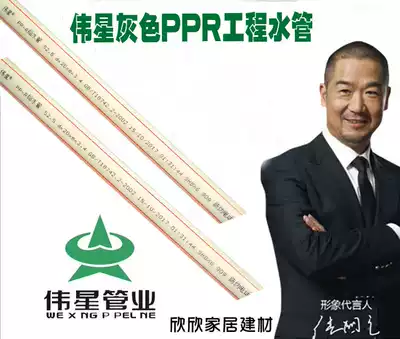 Zhejiang Weixing gray PPR hot and cold water pipe 20 25 32 40 50 63 gray engineering special pipe