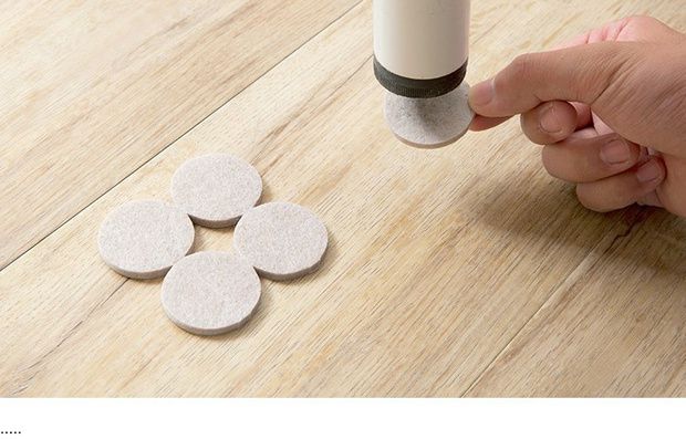 Bàn Ottoman cảm thấy thảm trượt nắp bảo vệ câm tiếng ồn phân ghế ghế ăn chân Zhuojiao mặc dán - Khăn trải bàn khăn trải bàn kính