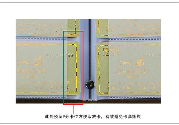 Gói thẻ chứng chỉ nữ nhiều vị trí thẻ siêu mỏng Thẻ nam gói thẻ ngân hàng dung lượng lớn ví nữ
