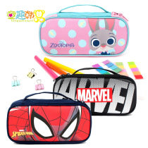 Korea winghouse primary school pencil bag for men and women children large capacity stationery box multi-function cartoon pencil bag
