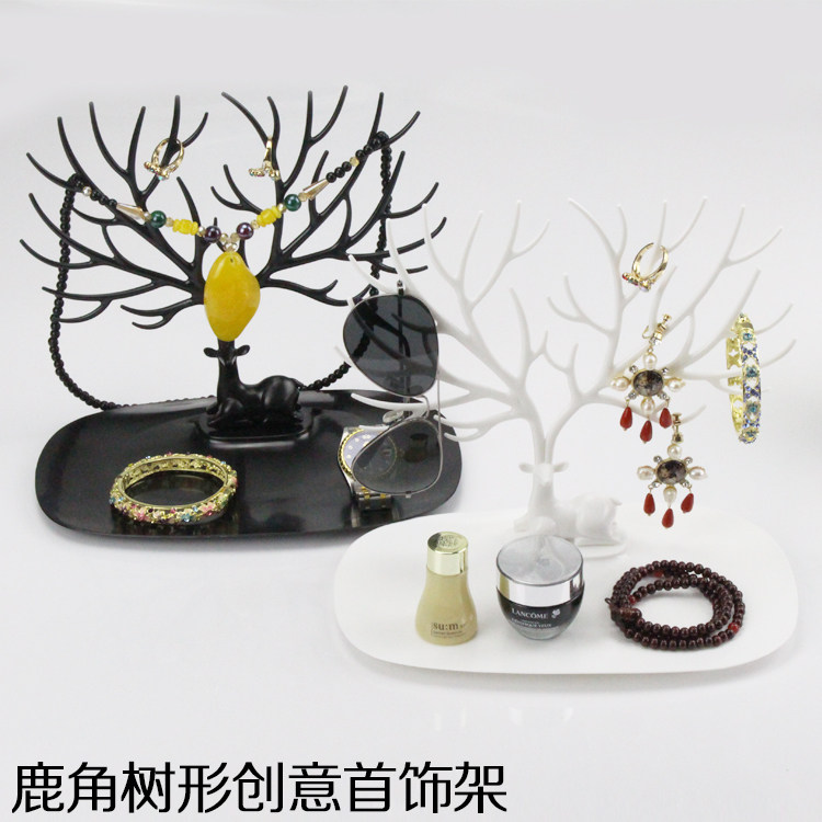 Deer Corner Treetop Creative Jewelry Shelf European-style Containing Jewelry Items Show Shelf Necklace Hand-made Shelf Ear Pendant