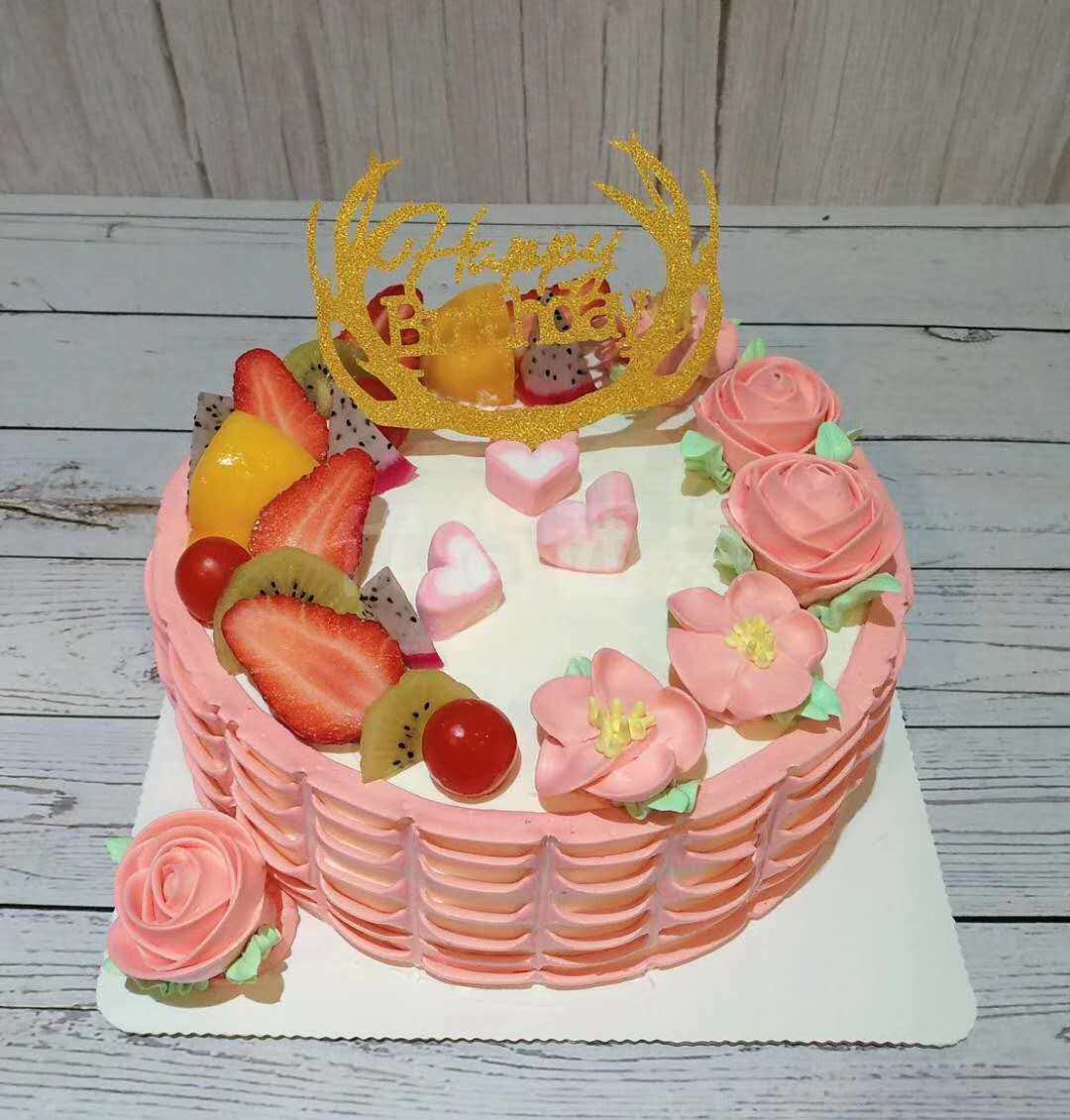Birthday cake Order free delivery in the city of Rizhao Donggang District delivery Lanshan Wulian cake Shop Juxian