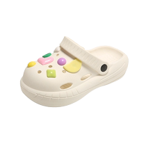 Boyo Home New Thick Bottom Cute Dongle Dongle Shoes Woman summer outwear Non-slip Beach Outdoor Baotou Sandals