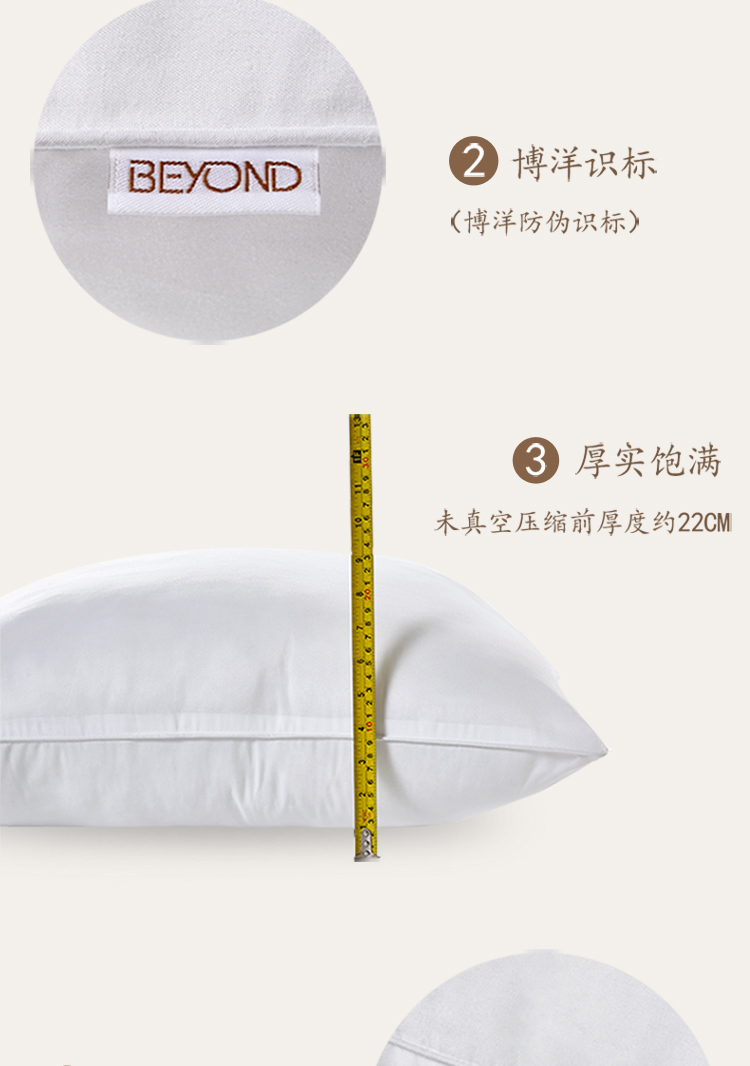 Boyang nhà dệt gối / đệm / gối / sáu mảnh phù hợp với lõi gối lõi lõi gối lớn 65 * 65 gối tựa lưng cao su non