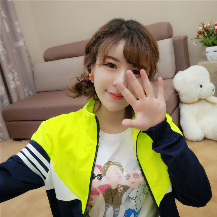 Mùa xuân 2019 và áo khoác mới đôi nam phiên bản nam Hàn Quốc của áo len giản dị áo len thể thao học sinh áo sơ mi thủy triều bf thời trang nam