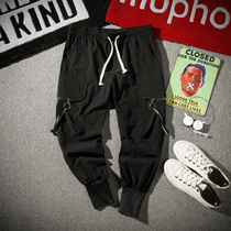 Fatty Harlan ankle-length pants Men Plus Fat Plus Size Trend Loose Bundle Foot Pants Thin hip-hop casual pants