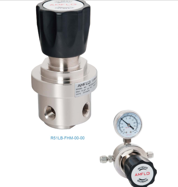 AMFLO Dunyang stainless steel pressure reducing valve R51 negative pressure pressure reducer R51LB R51LG