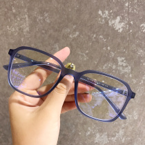 Ultra light Fashion Box big face reading glasses for men and women HD indoor anti-blue light outdoor color change mirror Young