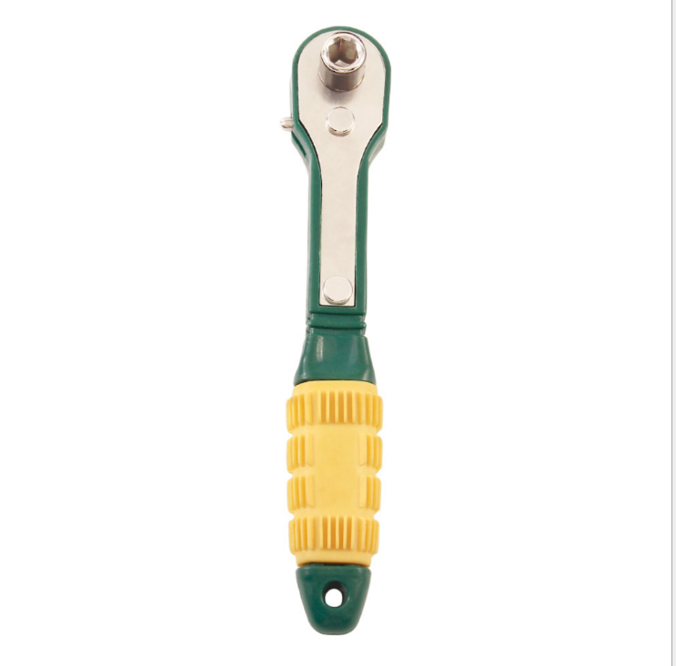 Yellow Green Mini Quick ratchet wrench 1 4 Pneumatic screwdriver head screwdriver rod 6 35 Quick and easy socket wrench