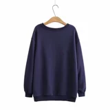 Осенняя хлопковая толстовка для матери для пожилых людей, комплект, большой размер, для среднего возраста, свободный крой, с вышивкой