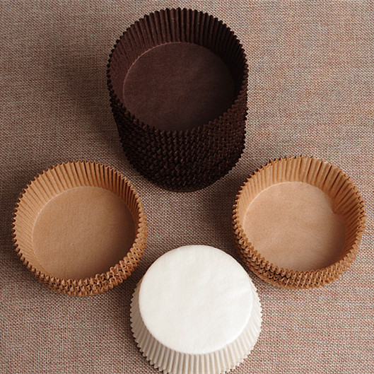 Large Oil-Proof Baking Paper Cup Cinnamon Roll Paper Tray Cheese Bagel Sponge Cake Paper Cup Toast Bread Paper Tray