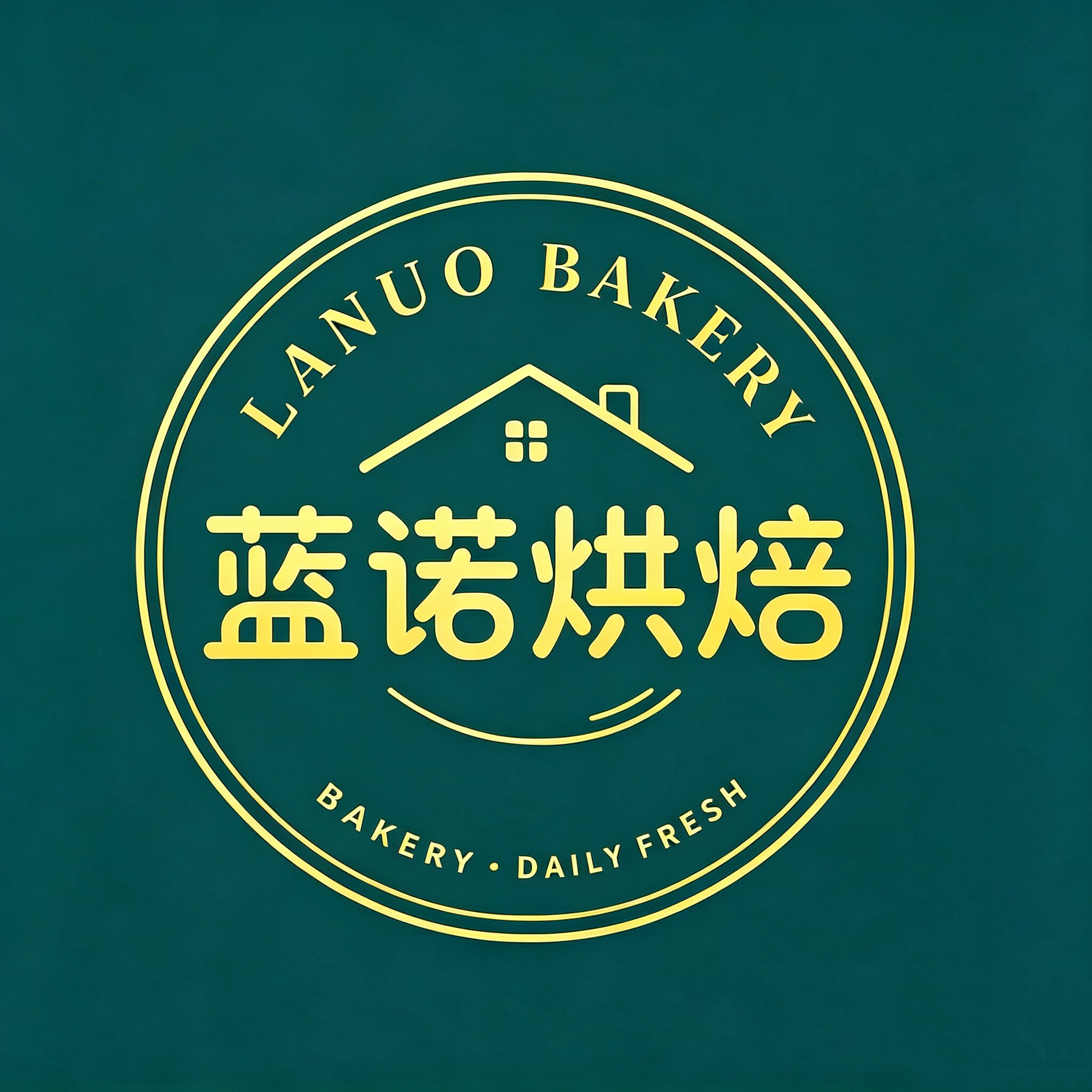 蓝诺烘焙的LOGO