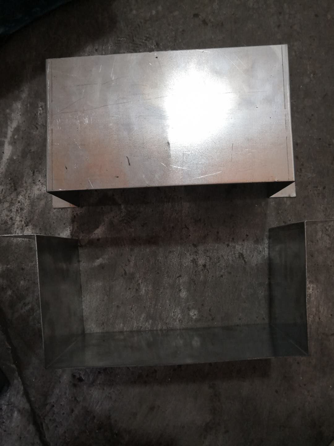 Promotional plating widened and thickened zinc custom-made square card square hoop clamp pipe hoop pipe clamp single and double hoop double-sided hugging card