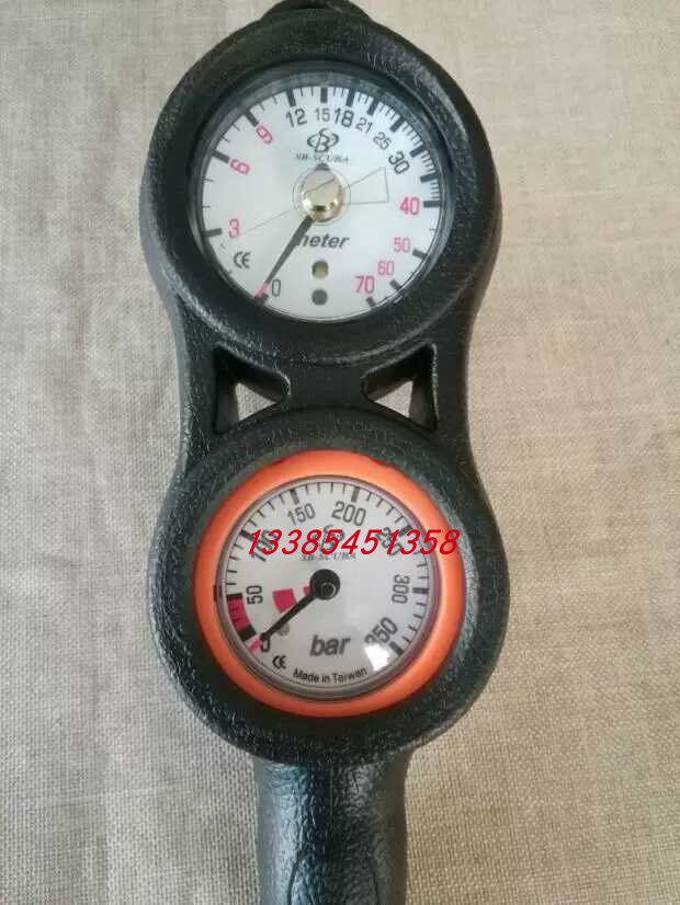 Restrictive pressure gauge SB - SCUBA Dive Triple meter Taiwan Diving Instrument Pressure Watch Depth Meter refers to the North Wall