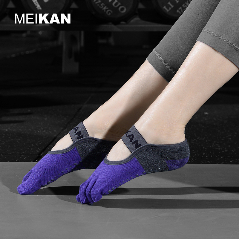MEIKAN Beauty Watch Lady Professional Non-slip Yoga Socks to the floor Sox five toenails Dance Sox Platy socks