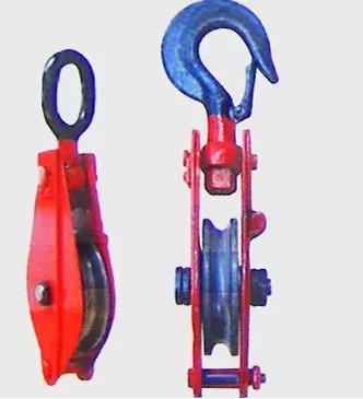 Lifting pulley pulley block ring pulley Two-wheel single-wheel multi-wheel pulley Hook pulley factory direct sales