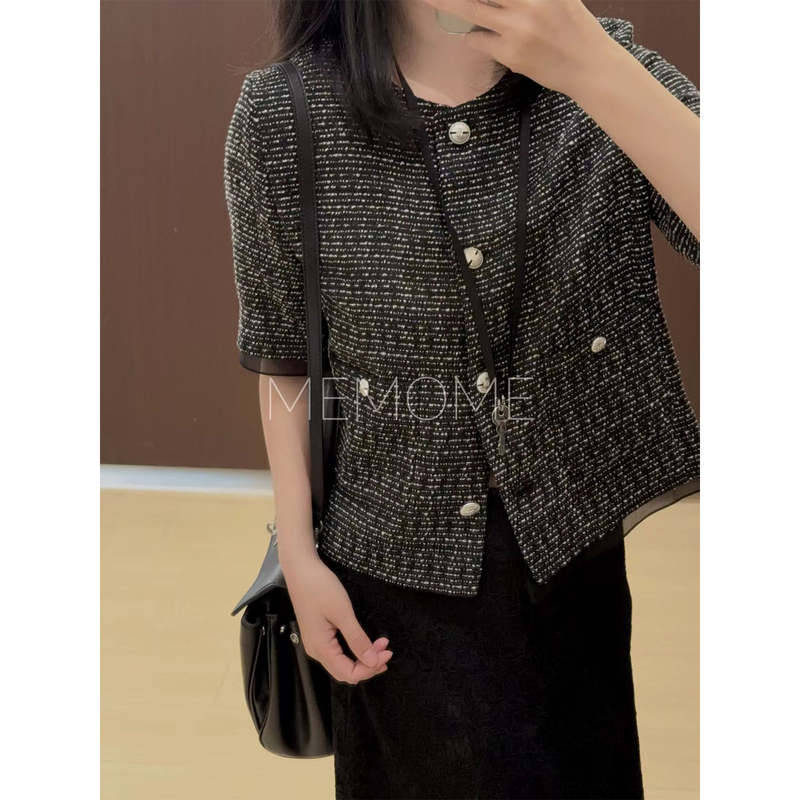 Memome Early Spring New Tweed Style Jacket