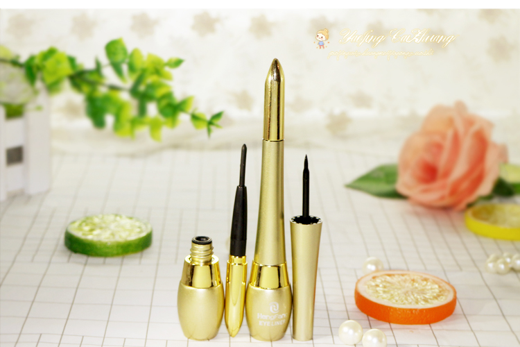 Toàn bộ khán giả là 9,9 nhân dân tệ chính hãng Hengfang bút kẻ mắt đôi bút kẻ mắt dạng lỏng (cứng đầu) màu đen không nở eyeliner 3ce