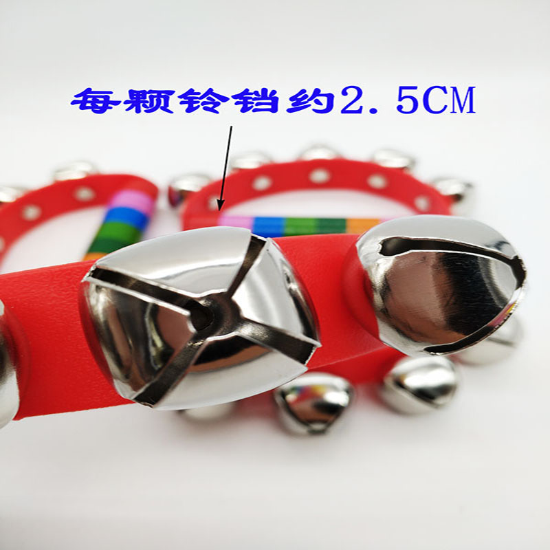 Chuông tay hình bán nguyệt bằng gỗ cho bé mẫu giáo nhạc chuông Bell Bell Orff nhạc cụ da đầy màu sắc năm chuông - Đồ chơi nhạc cụ cho trẻ em đàn organ cho bé