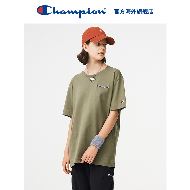 Champion 冠军牌 日版 纯棉小C刺绣 男式短袖T恤  下单折后￥73.29包邮包税