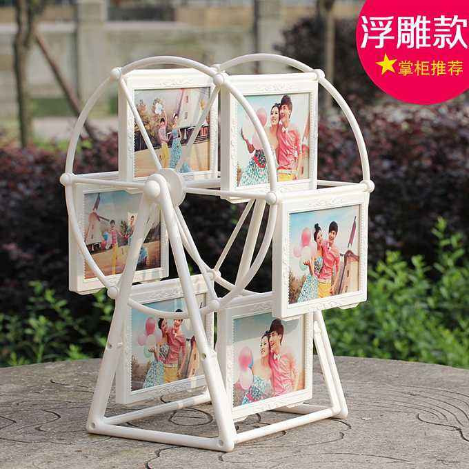 5-inch Ferris wheel photo frame set table rotating big windmill photo frame set table creative children's photo frame photo studio set table