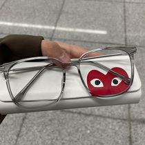 The glasses frame of literary glasses frame is fashionable transparent TR 90 flat glasses frame with myopia 2106