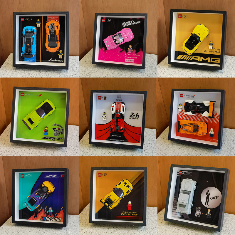 Suitable for Lego Speed Champions Lamborghini Display Box Wall-Mounted Frame Dust-Proof Storage Box Decoration Suitable for Lego Speed Champions Lamborghini Display Box Wall-Mounted Frame Dust-Proof Storage Box Decoration