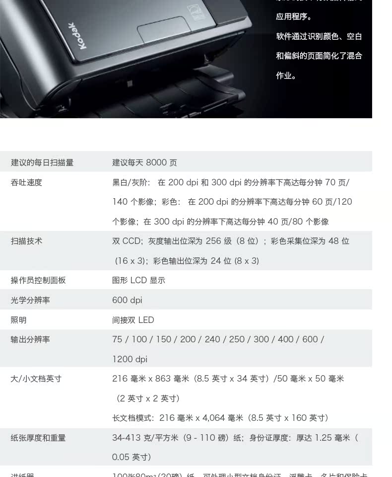 Kodak Kodak i2820 A4 Máy quét giấy tự động hai mặt tốc độ cao HD Máy quét giấy nhanh HD - Máy quét máy quét là