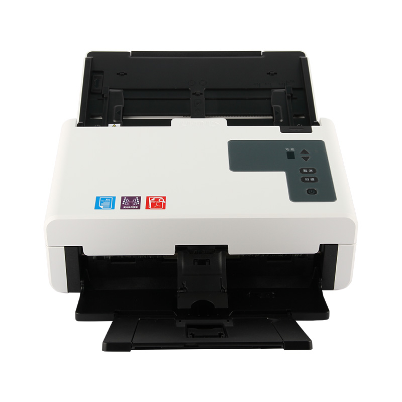 Purple Q600 Máy quét tốc độ cao hai mặt A4 Tài liệu nạp giấy A4 Hợp đồng Lưu trữ hình ảnh Quét văn phòng - Máy quét