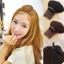  2-pack flat-head poncho hair pad Front hair device Princess hair clip fashion comb tray Hair poncho Hair post hair tool hair